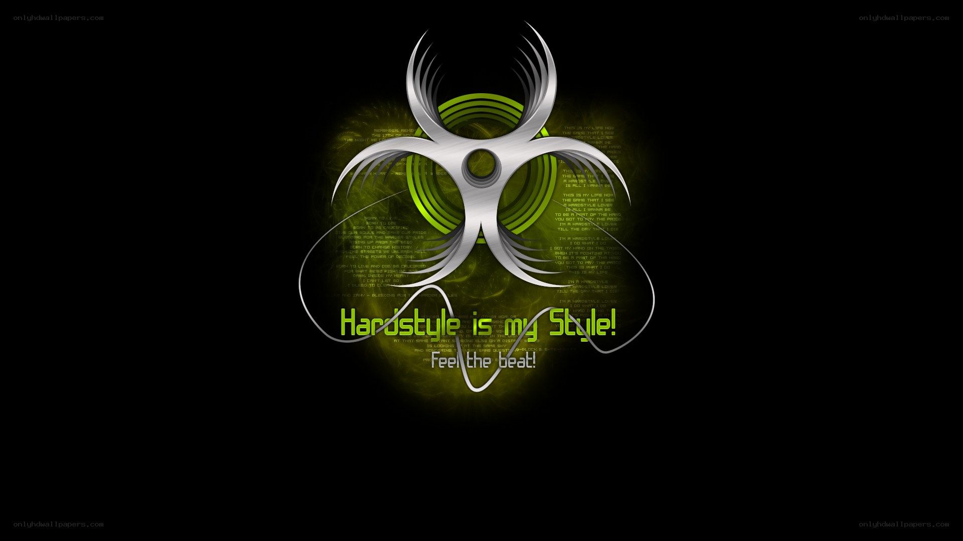 Hardstyle music wallpaper