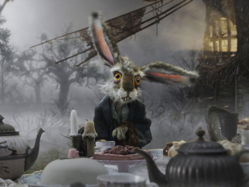 Hare at a tea party