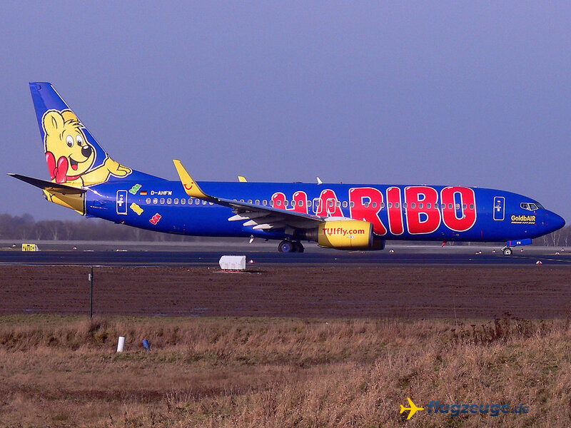 Haribo-branded Airplane