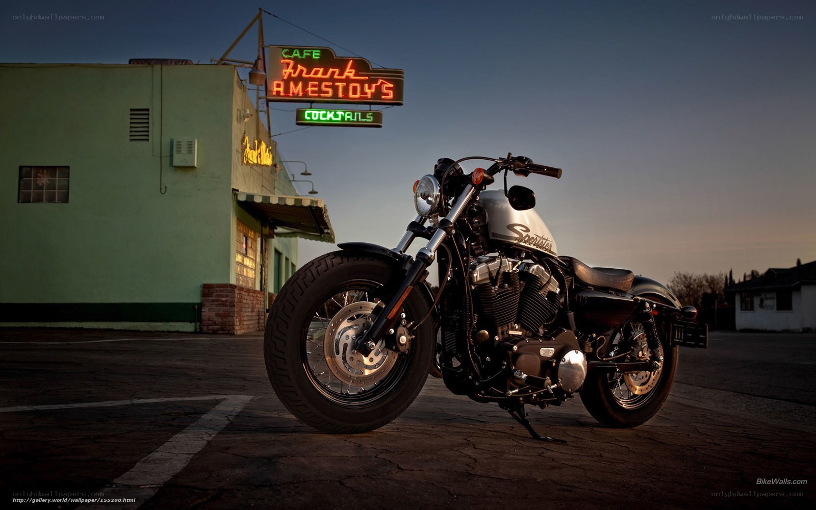Harley-Davidson at Frank's Cafe
