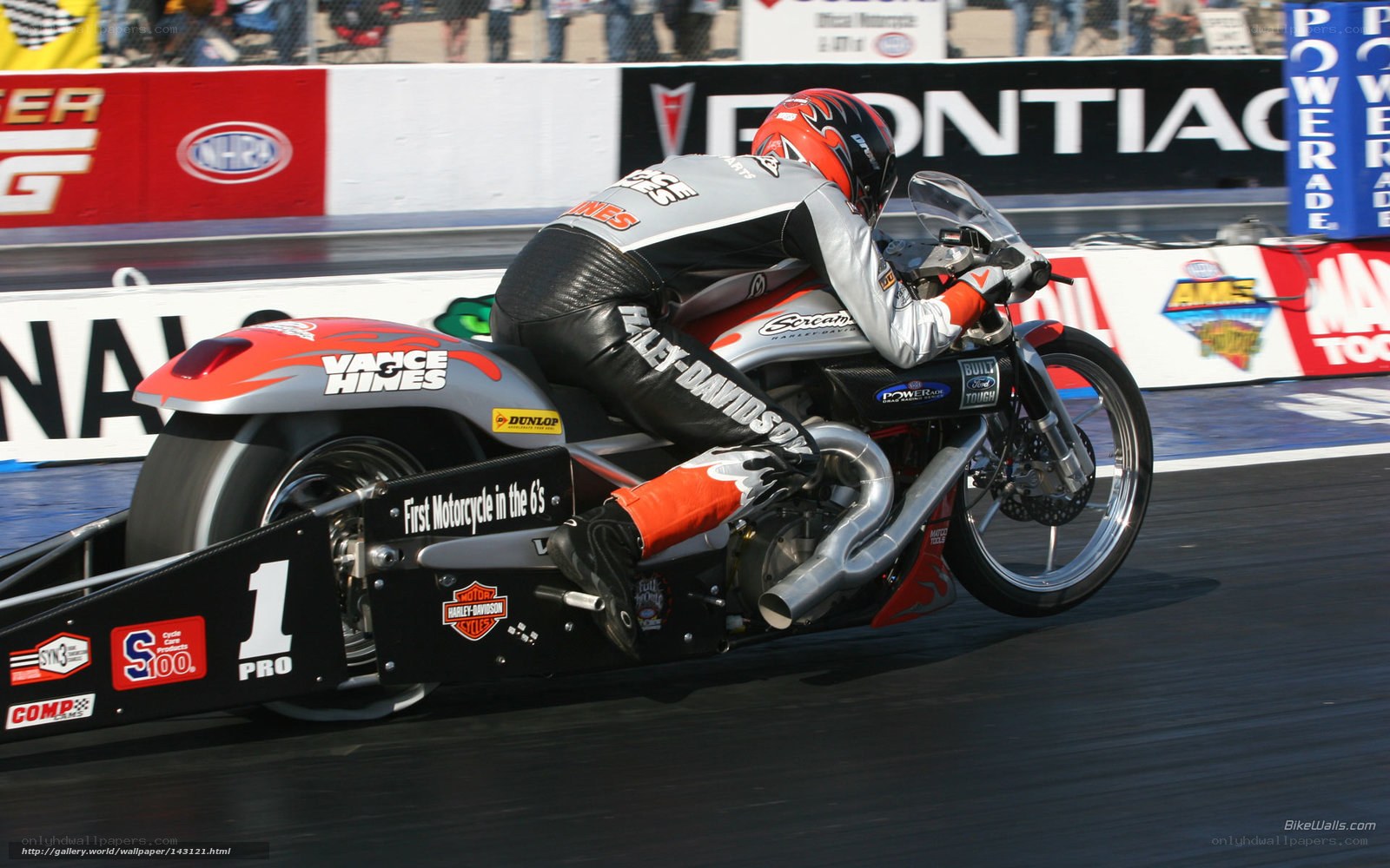Harley-Davidson drag bike racing