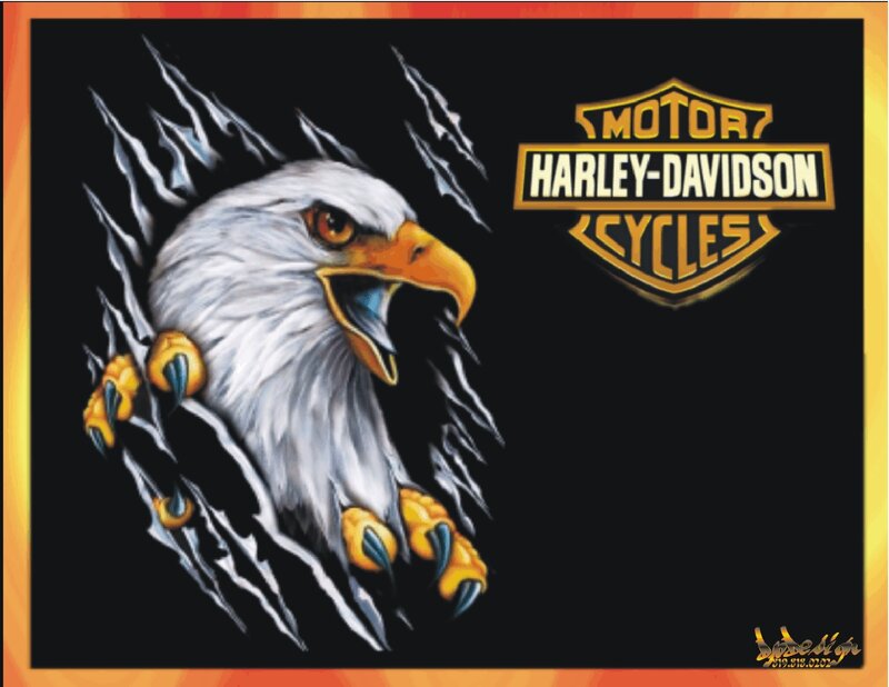 Harley-Davidson eagle design