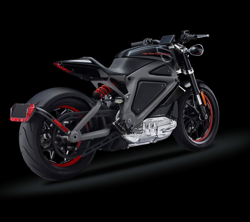 Harley-Davidson Electric Motorcycle — Black