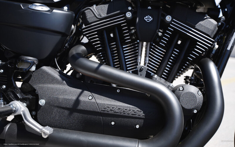 Harley-Davidson Engine — Black