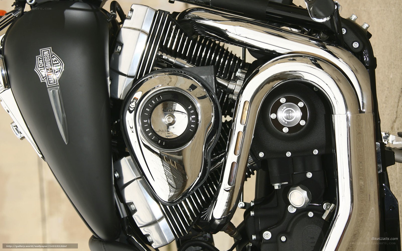 Harley-Davidson engine close-up