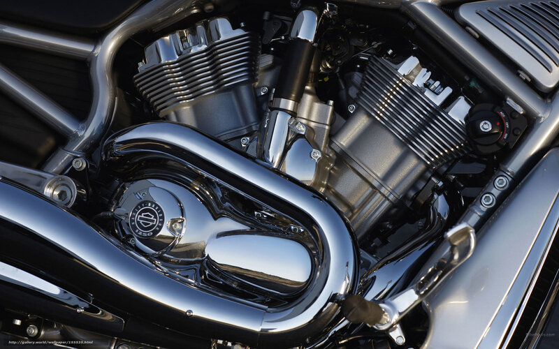 Harley-Davidson Engine — Silver, Mechanical