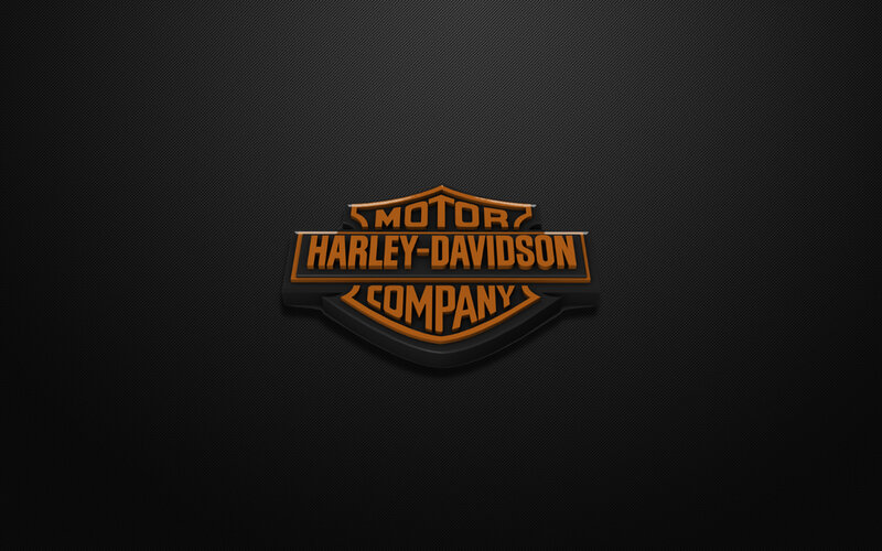 Harley-Davidson Logo — Black, Dark