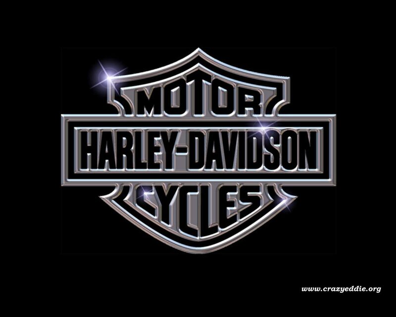 Harley-Davidson Logo — Black, Dramatic, Vector Art