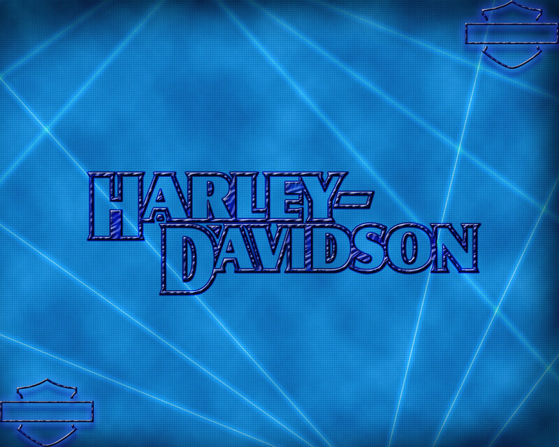 Harley-Davidson Logo — Blue, Energetic