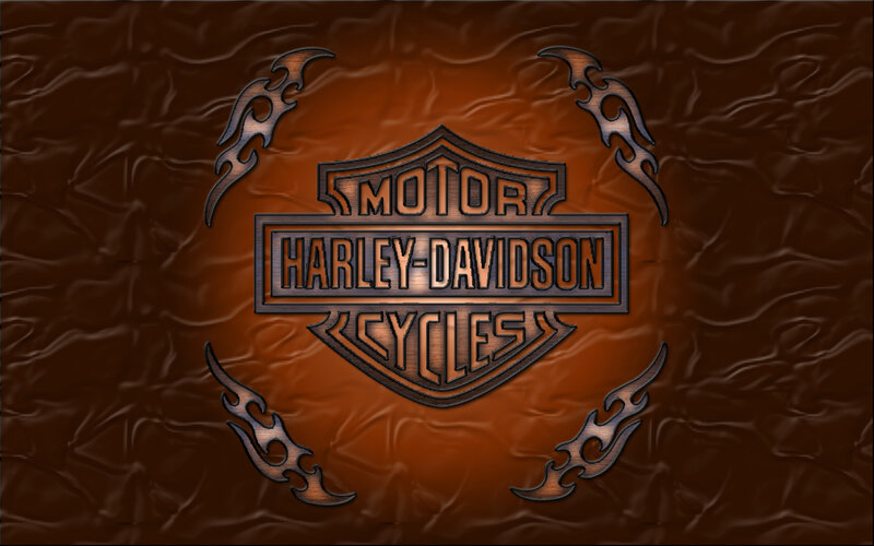 Harley-Davidson Logo — Brown, Bold