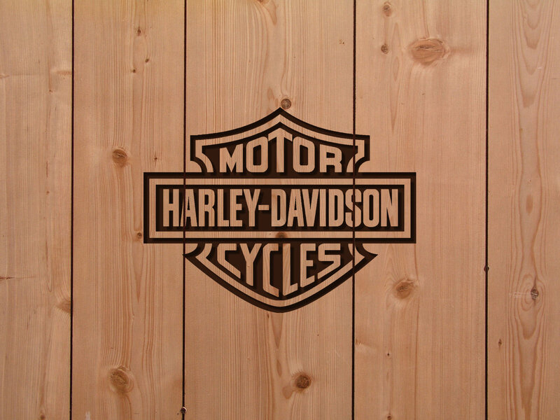 Harley-davidson Logo — Brown, Neutral