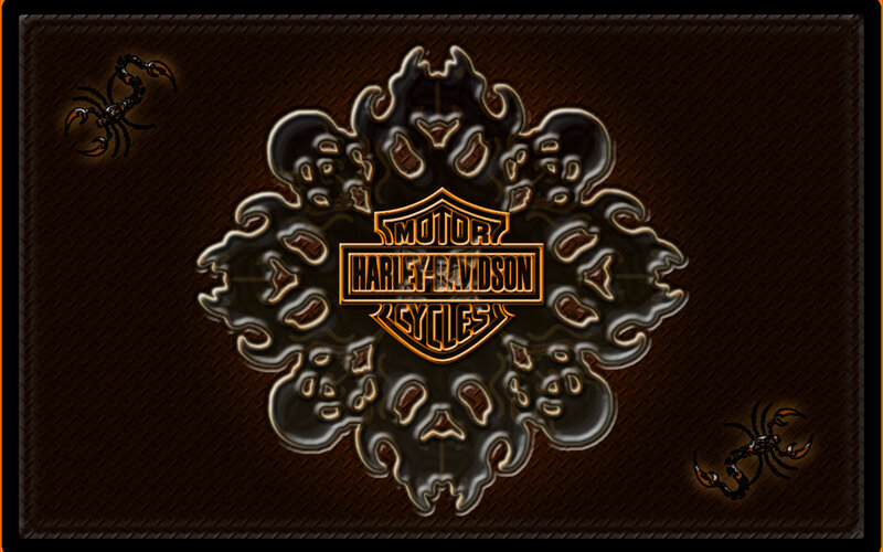 Harley-Davidson Logo — Brown