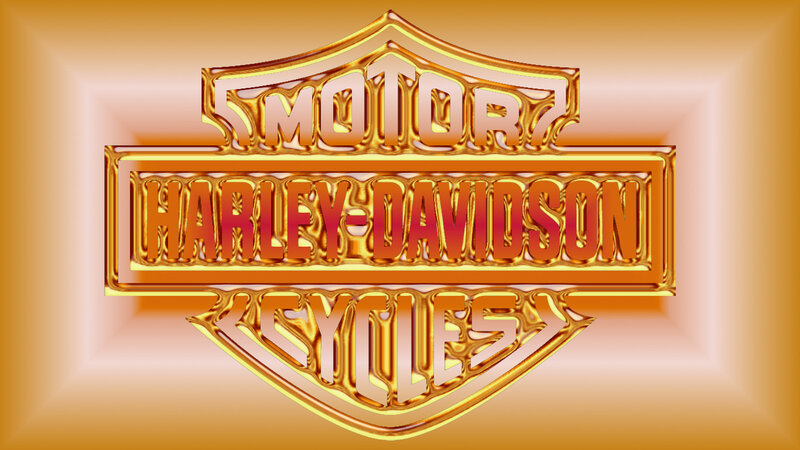 Harley-Davidson Logo — Gold