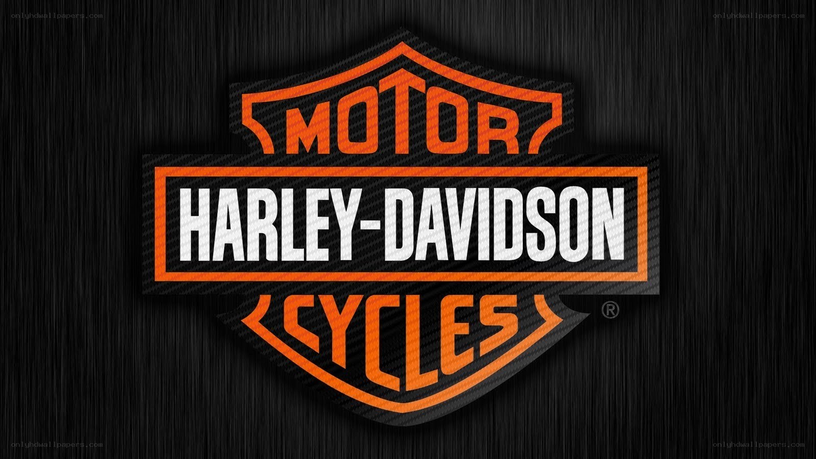 Harley-Davidson logo on textured background