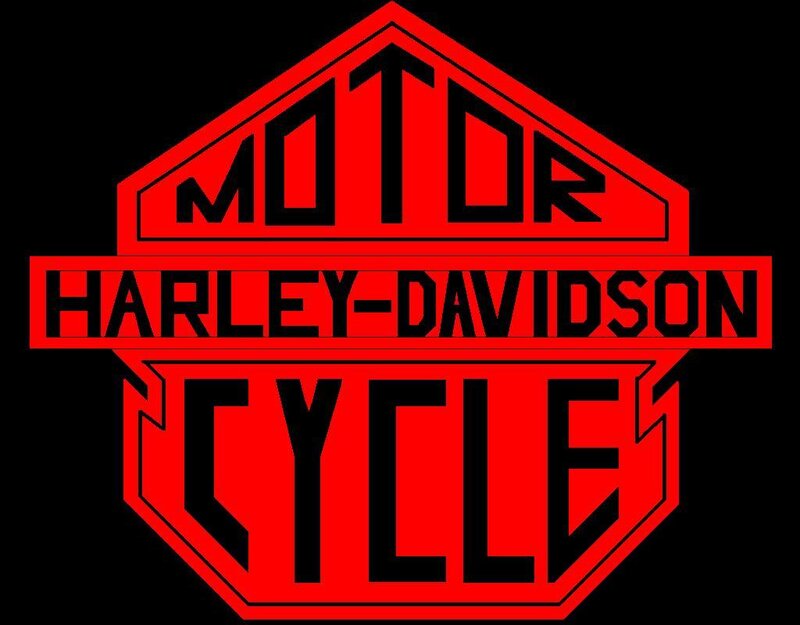 Harley-Davidson Logo — Red, Bold, Vector Art
