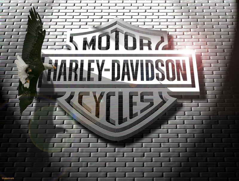 Harley-Davidson logo with eagle
