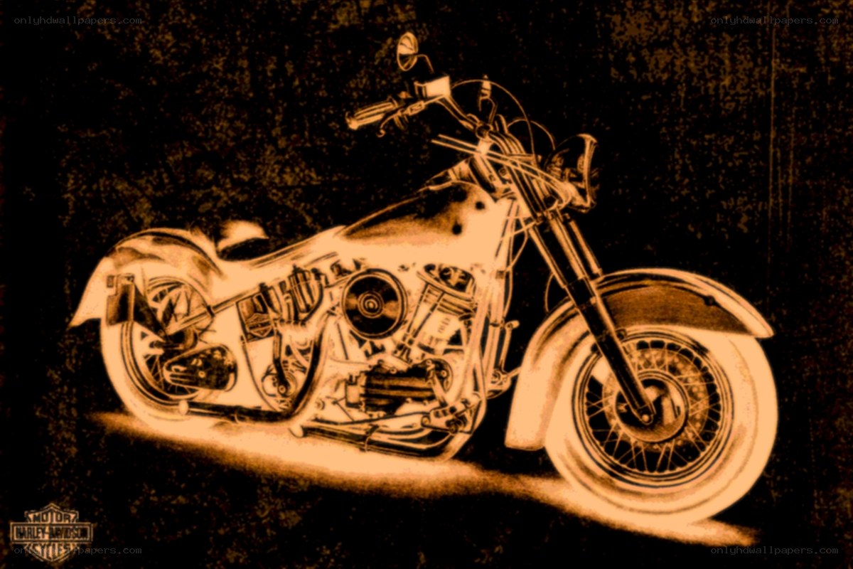 Harley-Davidson motorcycle artwork