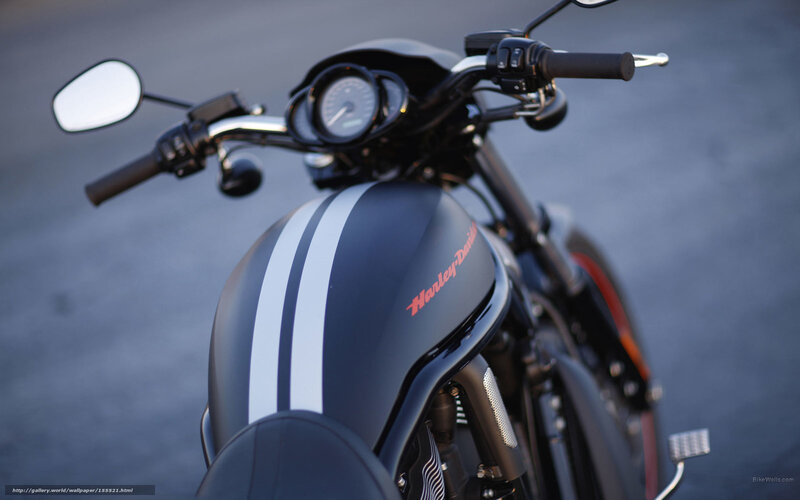 Harley-Davidson Motorcycle — Black, Calm, Sunset