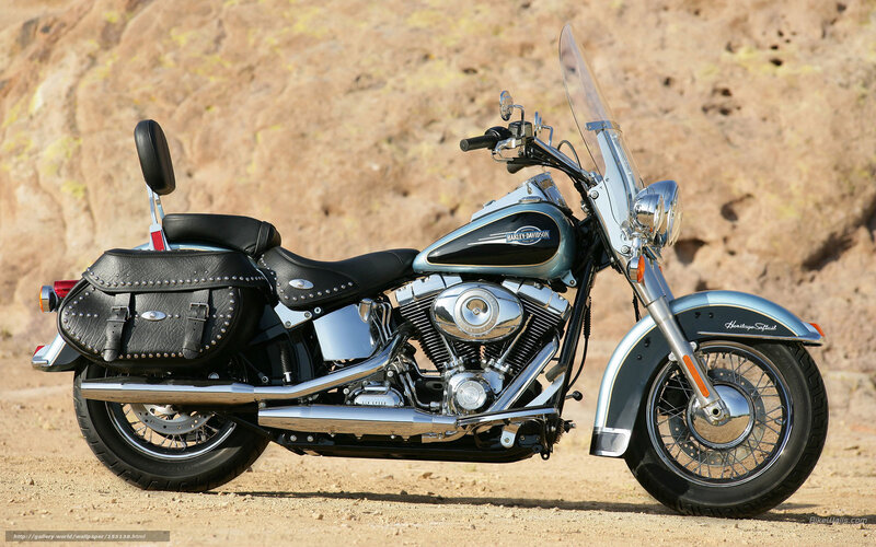 Harley-Davidson Motorcycle — Black, Outdoor