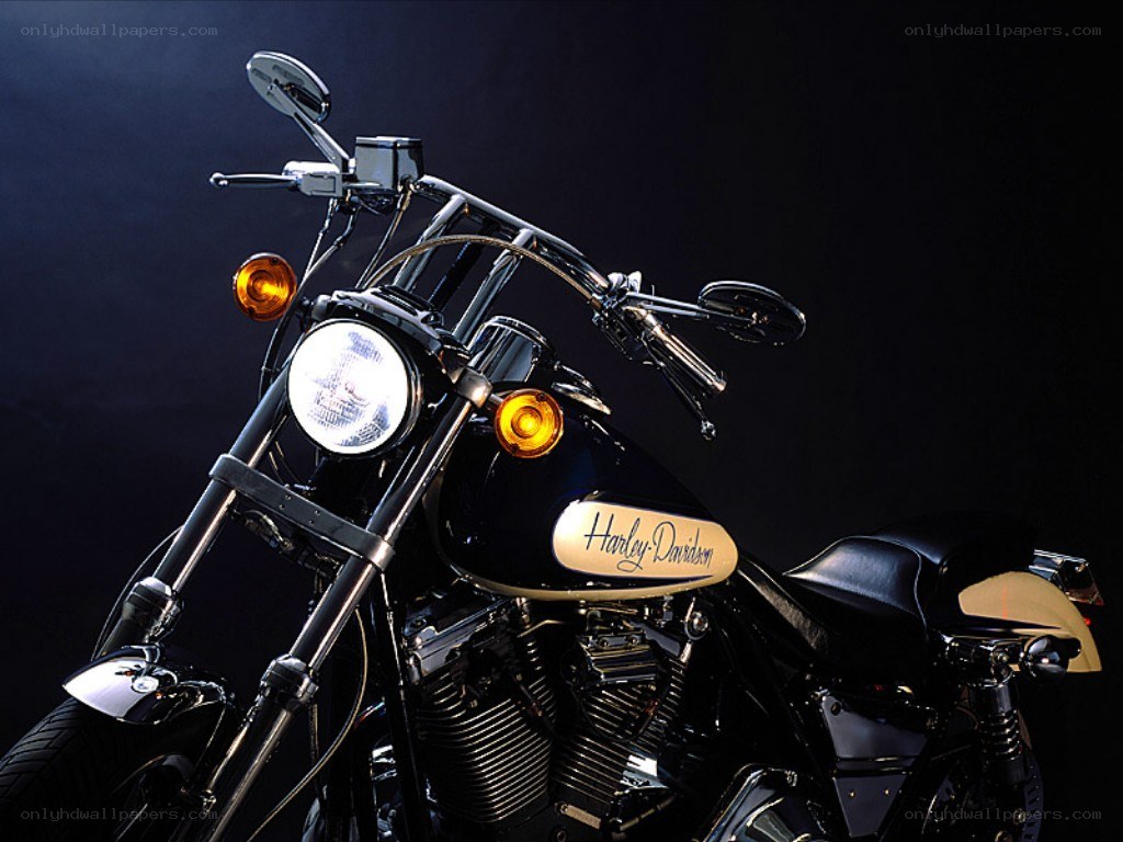 Harley-Davidson motorcycle front view