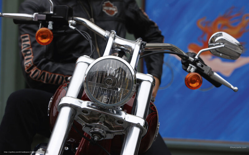 Harley-Davidson motorcycle front view