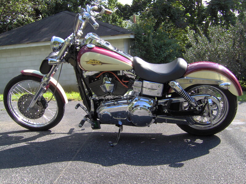 Harley-Davidson Motorcycle — Maroon