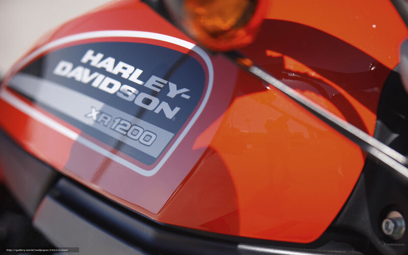 Harley-Davidson Motorcycle — Red, Neutral