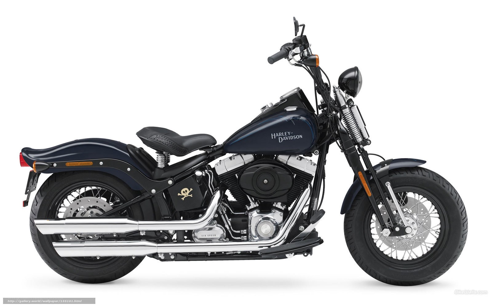 Harley-Davidson motorcycle side view