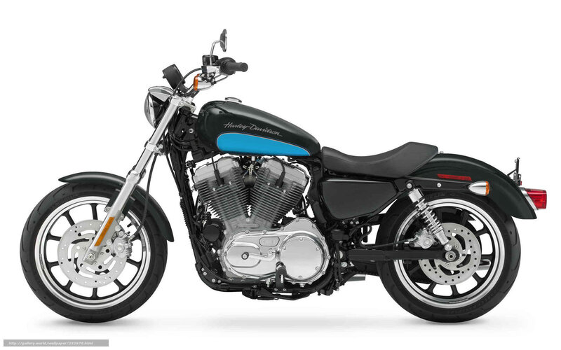 Harley-Davidson motorcycle side view