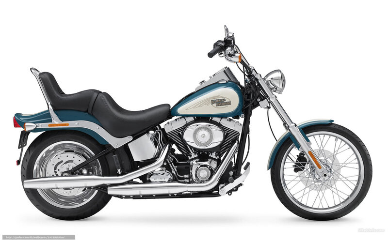 Harley-Davidson Motorcycle — Teal