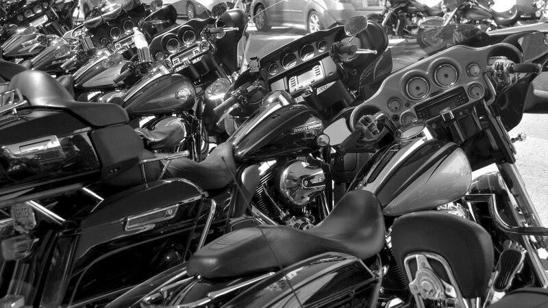 Harley-Davidson Motorcycles — Black, Neutral