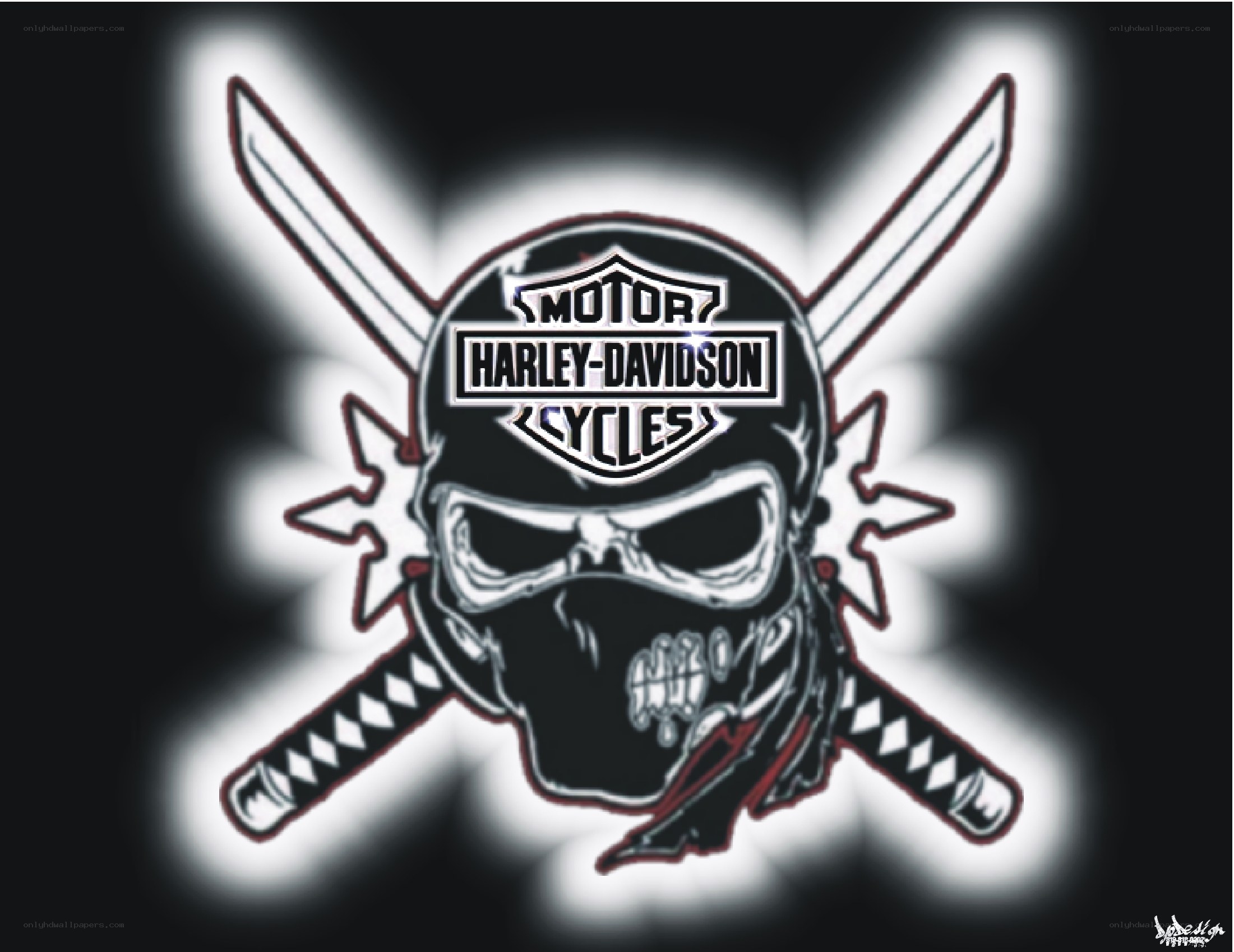 Harley-Davidson skull logo
