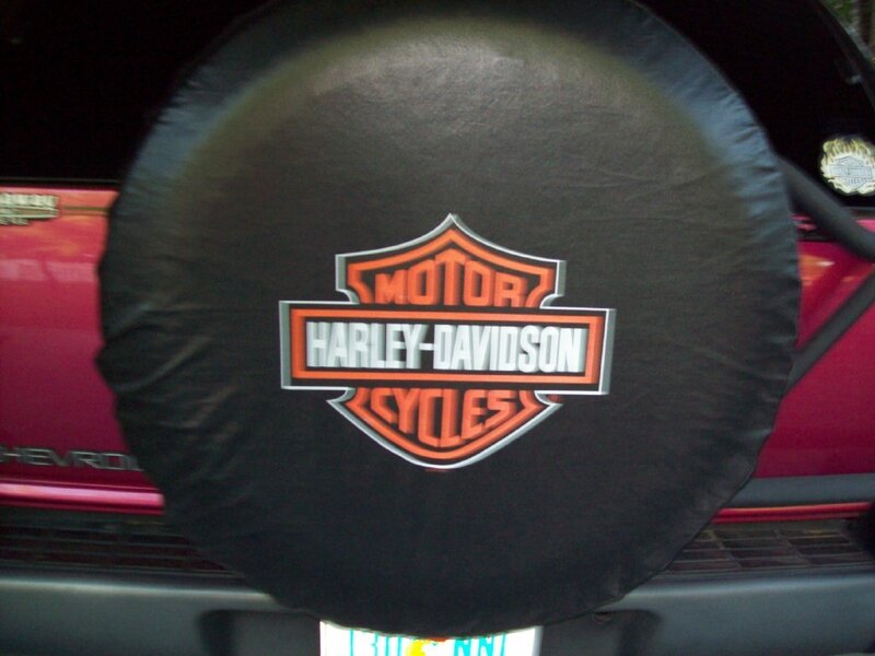 Harley-Davidson spare tire cover