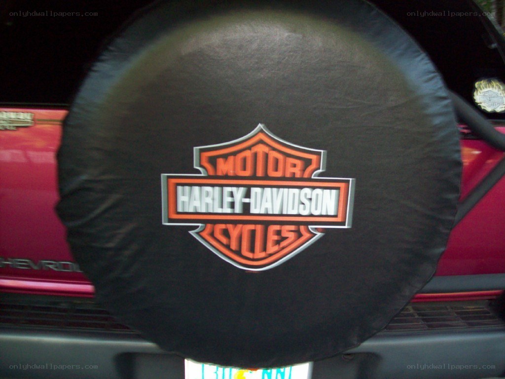 Harley-Davidson spare tire cover