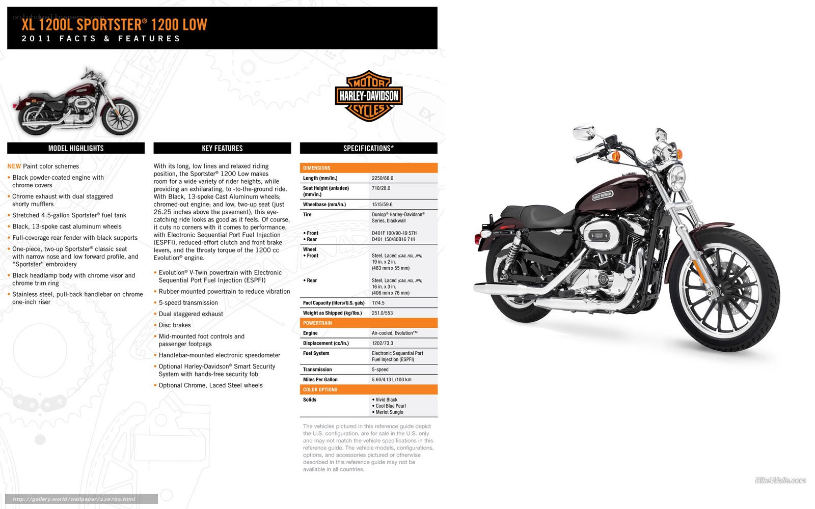 Harley-Davidson XL 1200L Sportster 1200 Low 2011