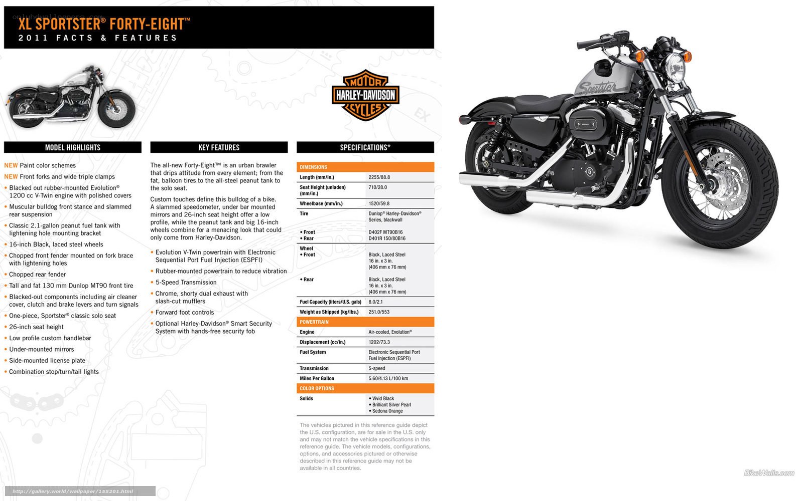 Harley-Davidson XL Sportster 48 facts