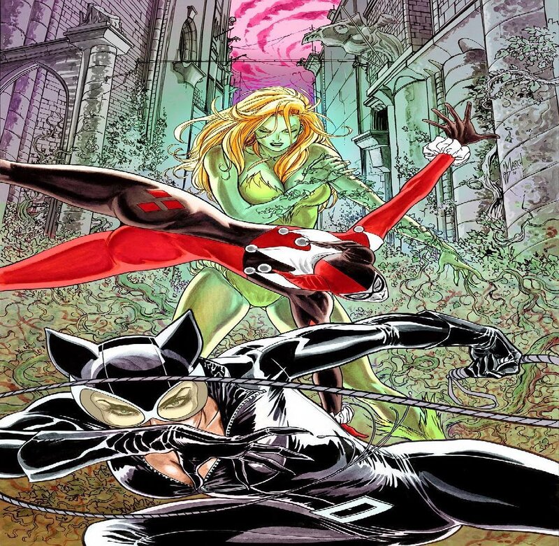 Harley Quinn and Catwoman