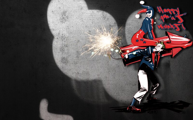 Harley Quinn and Joker artwork