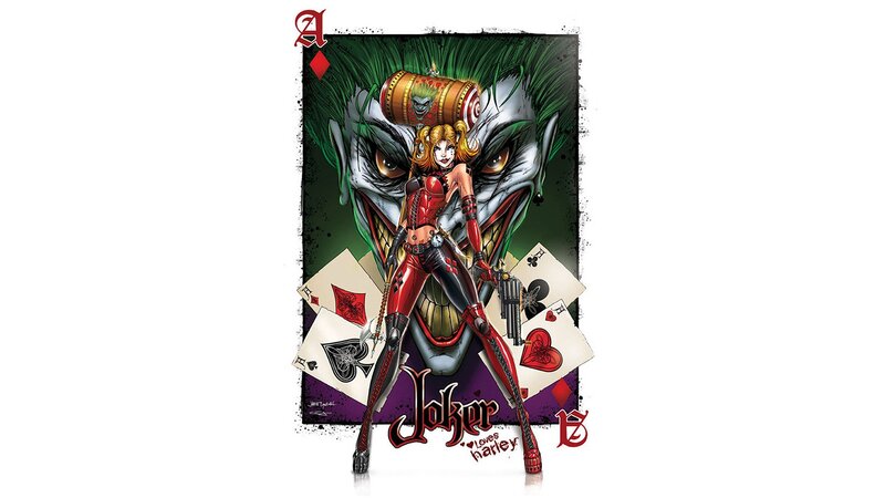 Harley Quinn and Joker artwork