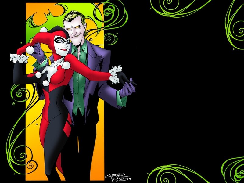 Harley Quinn and Joker artwork