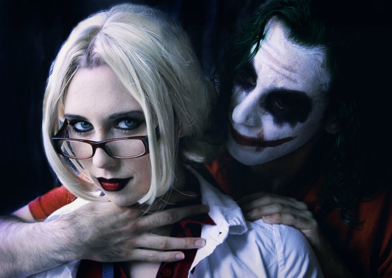 Harley Quinn and Joker cosplay
