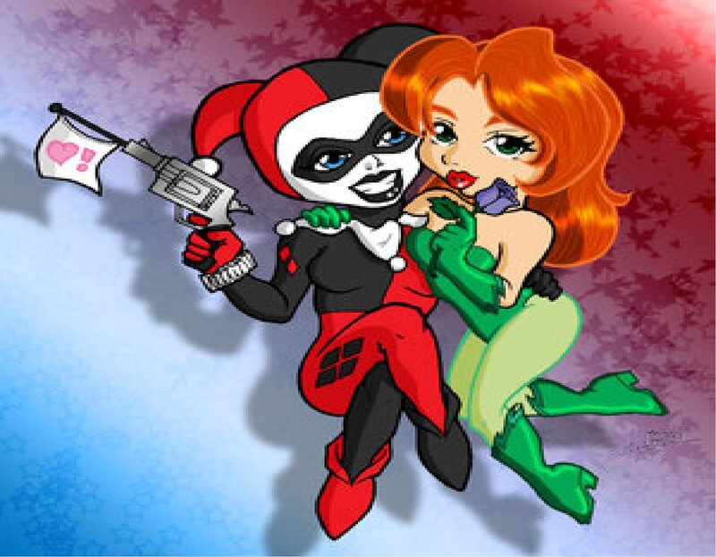 Harley Quinn and Poison Ivy