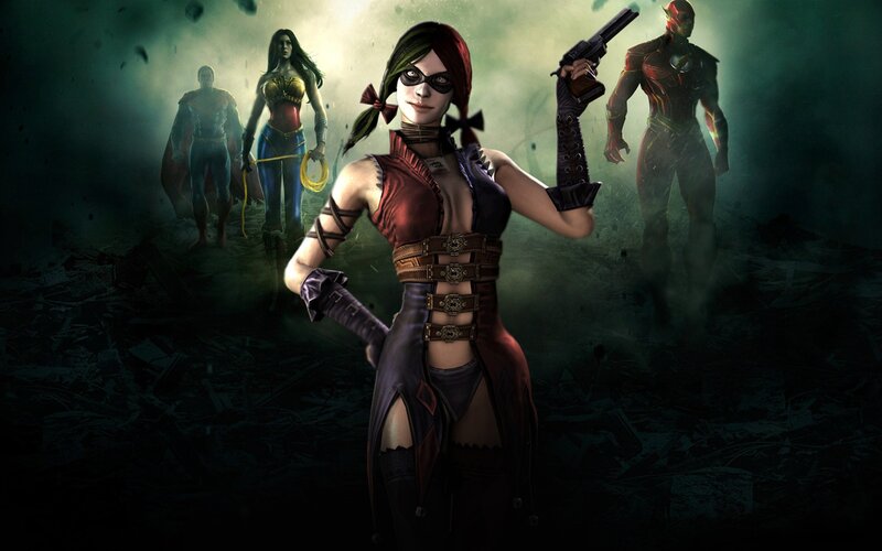 Harley Quinn and superheroes