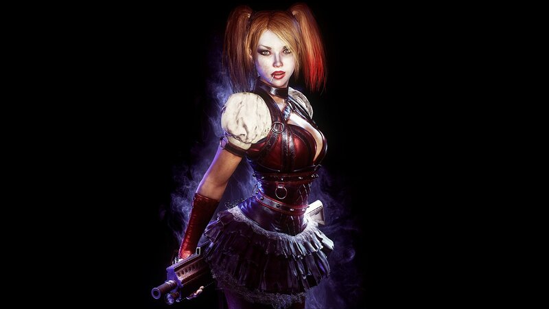 Harley Quinn Character — Black, Dark, Night