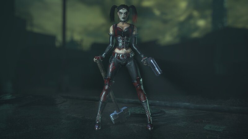 Harley Quinn Character — Black, Dark