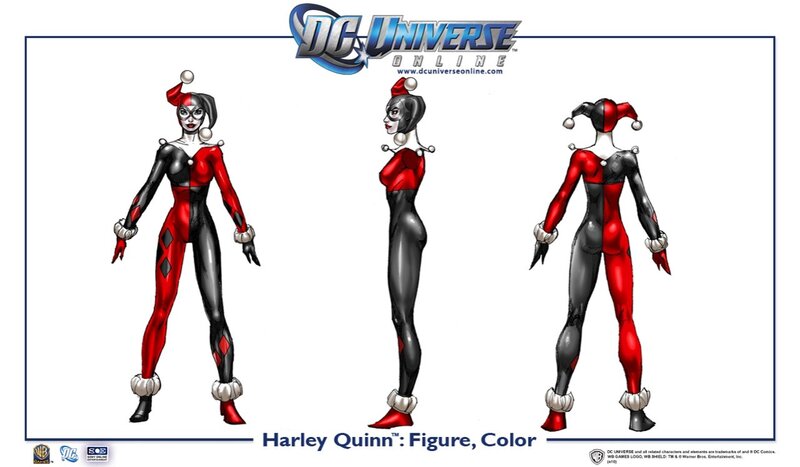 Harley Quinn character design