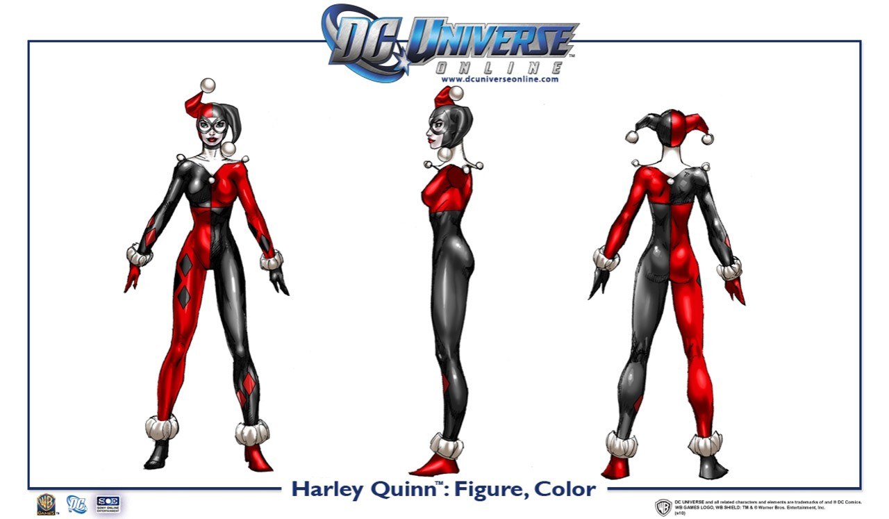 Harley Quinn character design