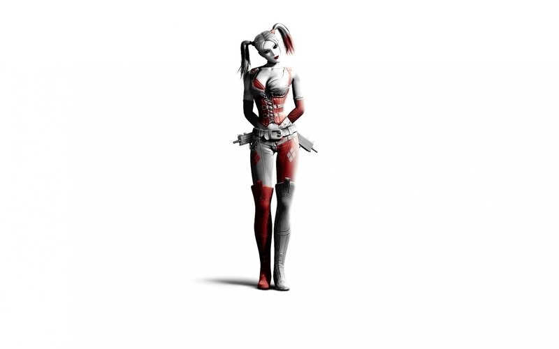 Harley Quinn Character — Red, Confident, 3d Render