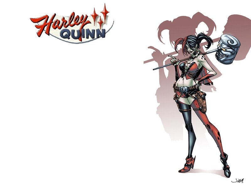 Harley Quinn Character — Red, Confident