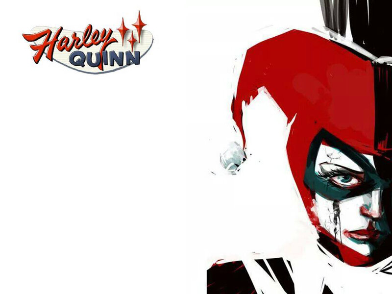 Harley Quinn Character — Red, Dramatic, Comic, Red Hat